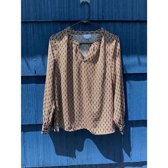 Liz Claiborne Blouse and scarf - Picture 3 of 4